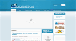 Desktop Screenshot of ensat.ac.ma
