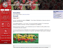Tablet Screenshot of bde.ensat.fr