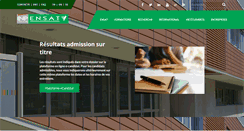 Desktop Screenshot of ensat.fr